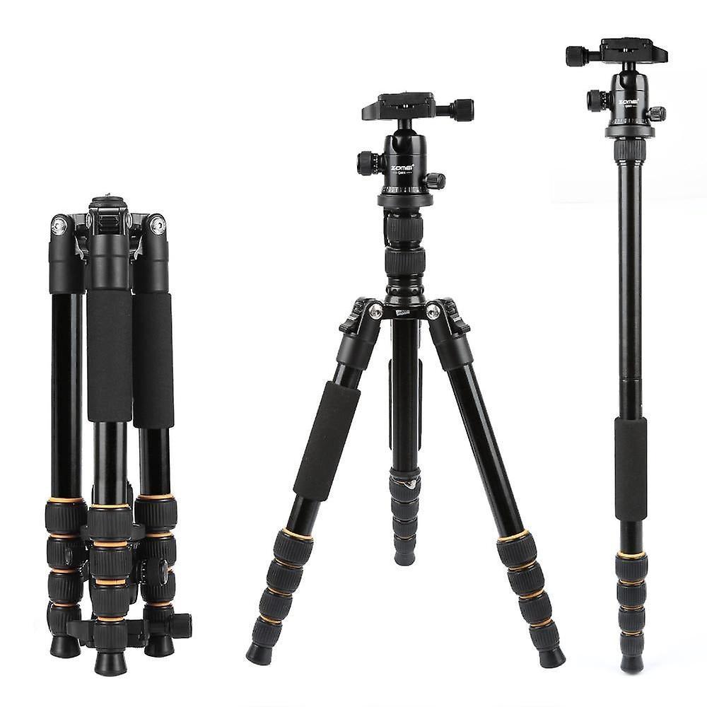 Slowmoose Lightweight Portable Q666 Professional Travel Camera Tripod - Monopod Aluminum