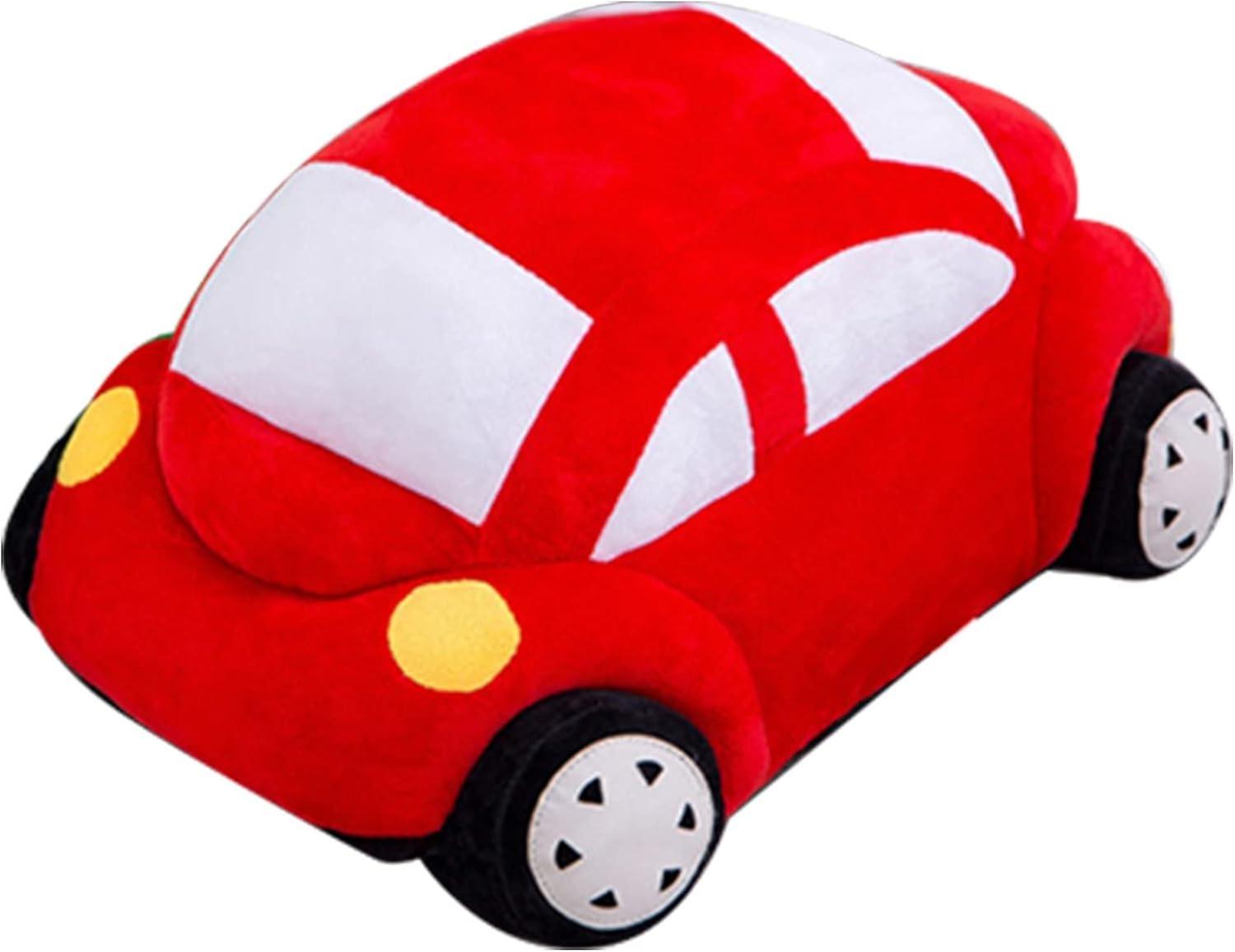 Heyone Car Plush Toy Red 13.75 inches, Stuffed Car Plush Toy, Gift for Boys