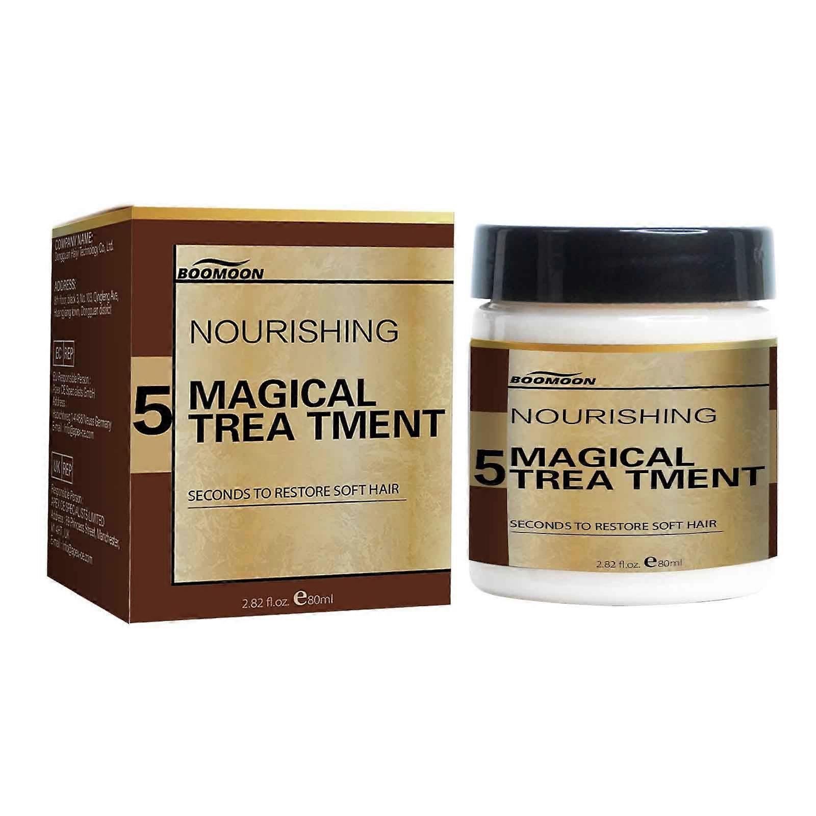 unbrand Nourishing Magical Treatments-5 Seconds To Restores Soft Hair Magical Treatments Hair Mask Keratin Magical Hair Treatments Mask For Dry And...