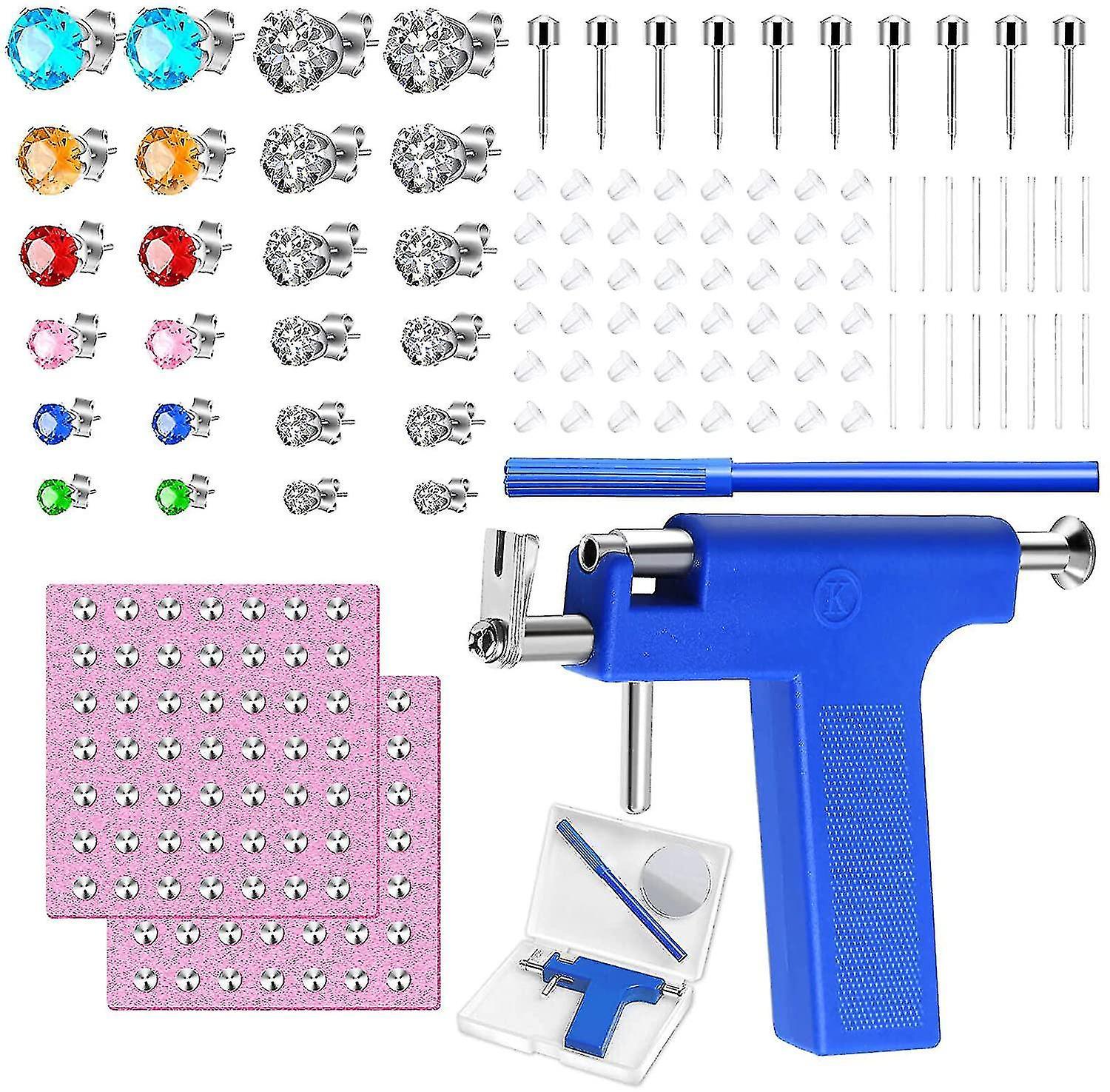 Exsha Ear Piercing Gun Kit, Evatage Self Earring Ear Piercing Gun Tool Set