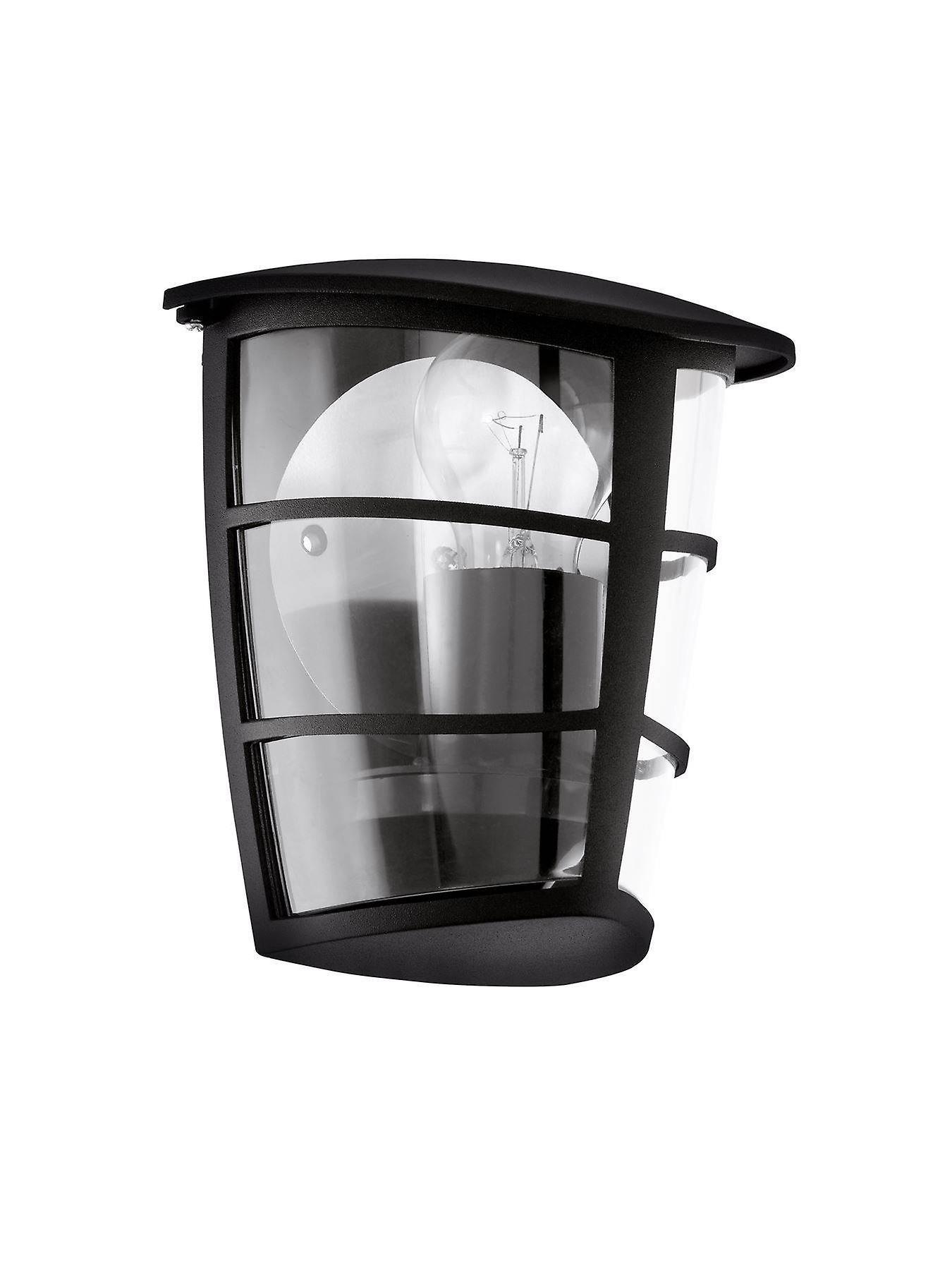 Eglo Lighting Aloria 1 Light Outdoor Flush Lantern Black IP44, E27