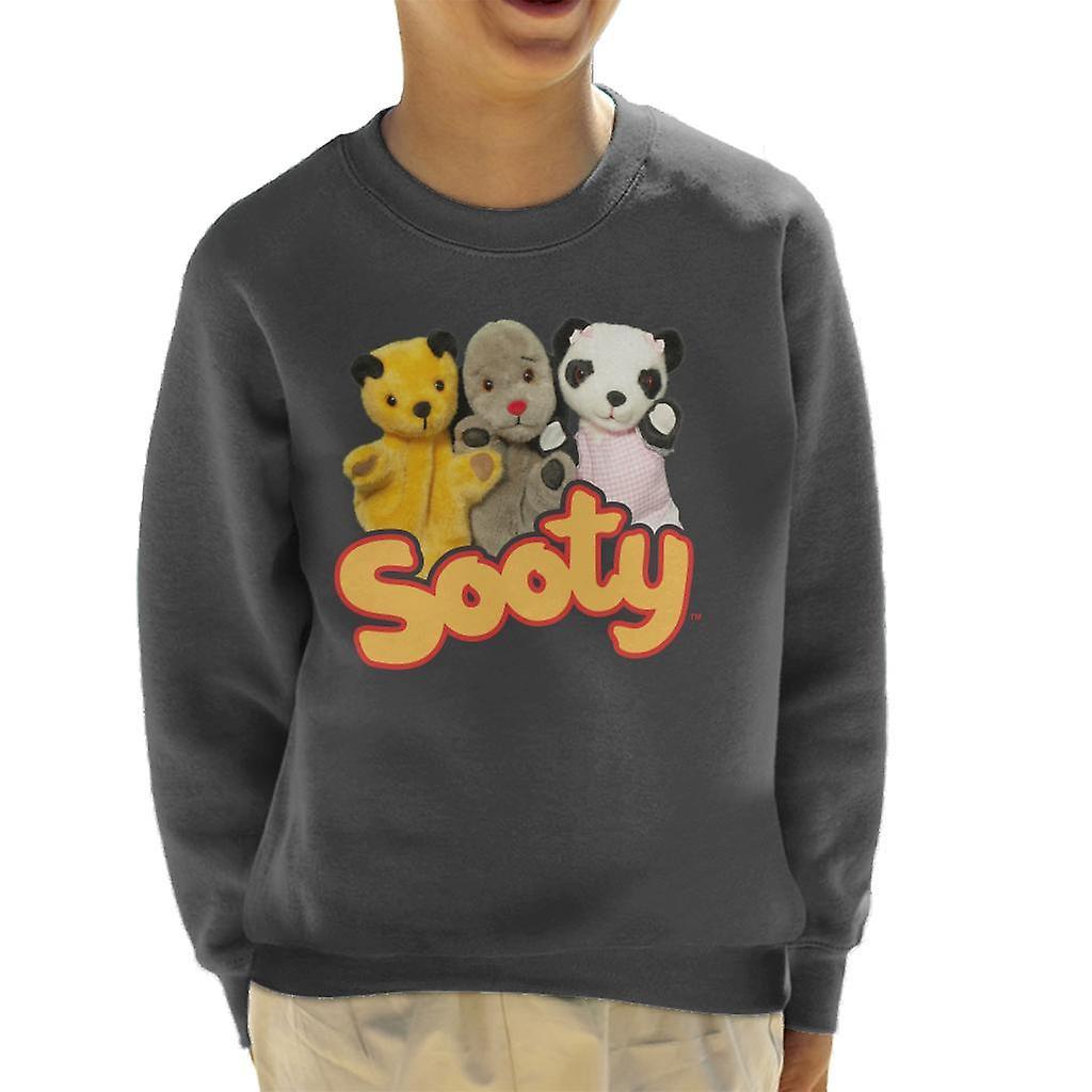 Sooty Sweep & Soo Kid's Sweatshirt Charcoal Large (9-11 yrs)