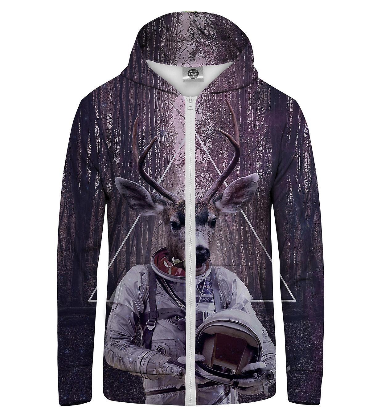 Mr Gugu & Miss Go Mr. GUGU & Miss GO Astrodeer Hoodie Kangaroo Zip Up violet S