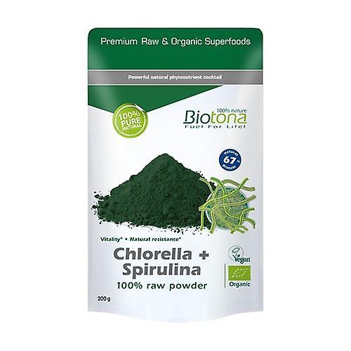 Biotona Raw Spirulina Chlorella Bio 200 g