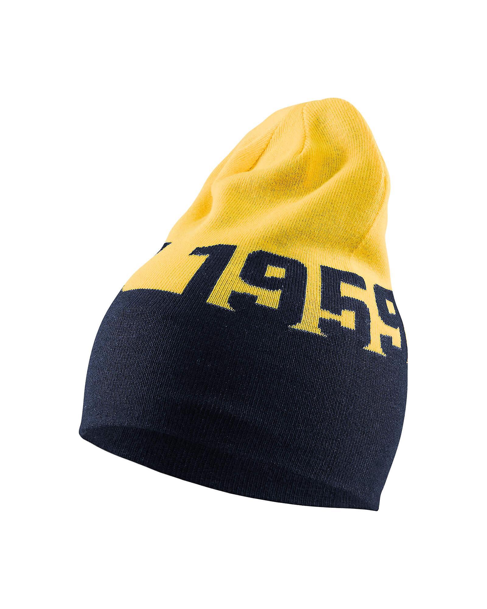 Blaklader 2056 work beanie hat - mens (20560000) Dark navy/yellow One