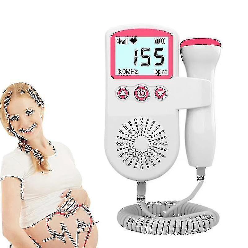 Otwoo 3.0mhz Doppler Fetal Heart Rate Monitor Home Pregnancy Baby Fetal Sound Heart Rate Detector