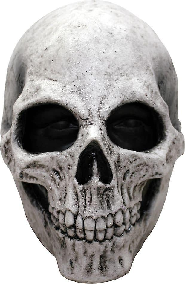 Skeletons & Skulls White Skull Latex Mask For Halloween