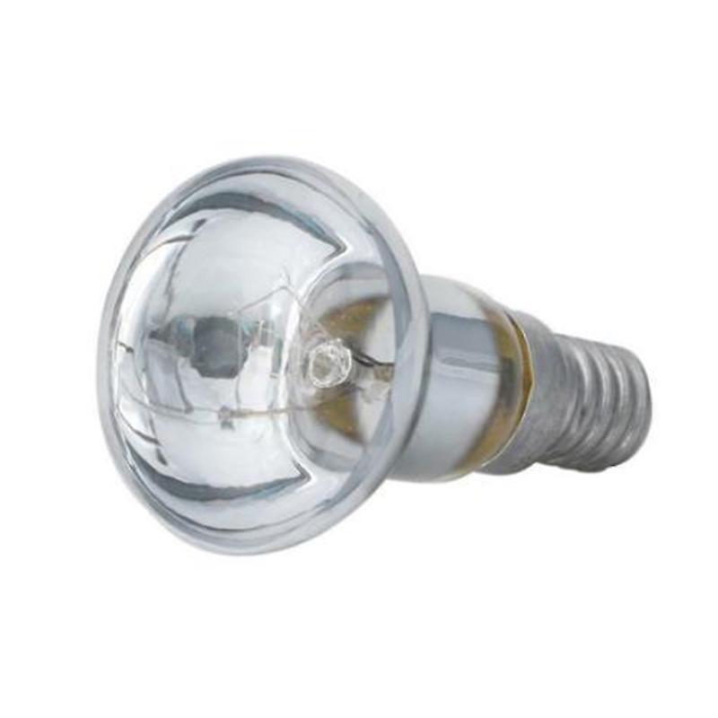 Uclac Replacement Lava Lamp E14 R39 30W Spotlight Screw in Light Bulb Spot Light Bulbs Silver