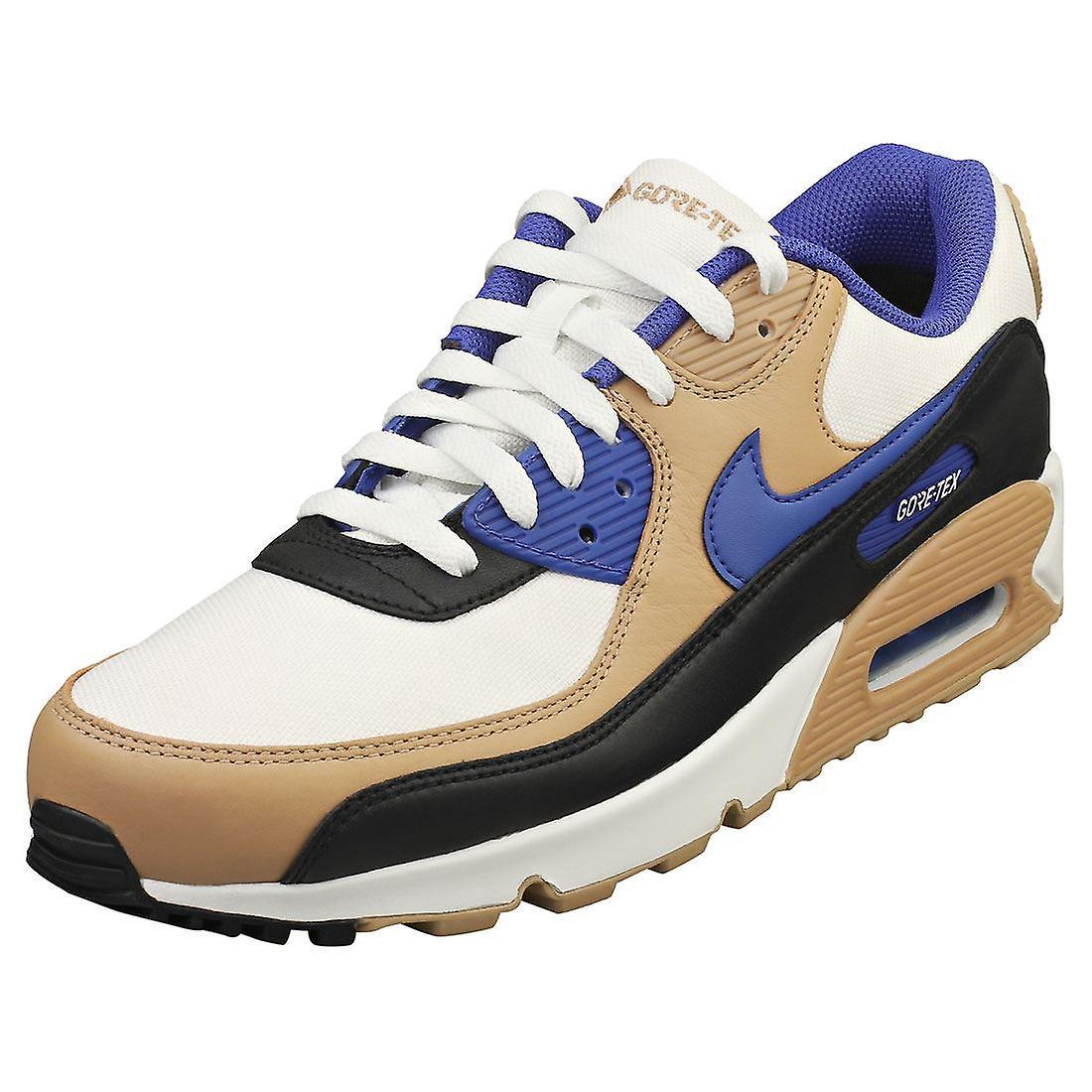 Nike Air Max 90 Gore-tex Mens Fashion Trainers in White Multicolour 9 UK