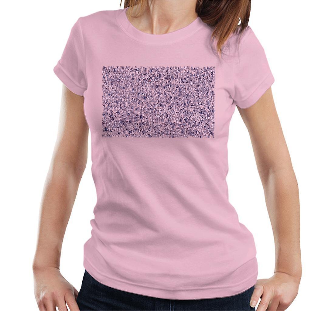 Wheres Wally Where's Wally Hiding In A Crowd Women's T-Shirt Light Pink Large