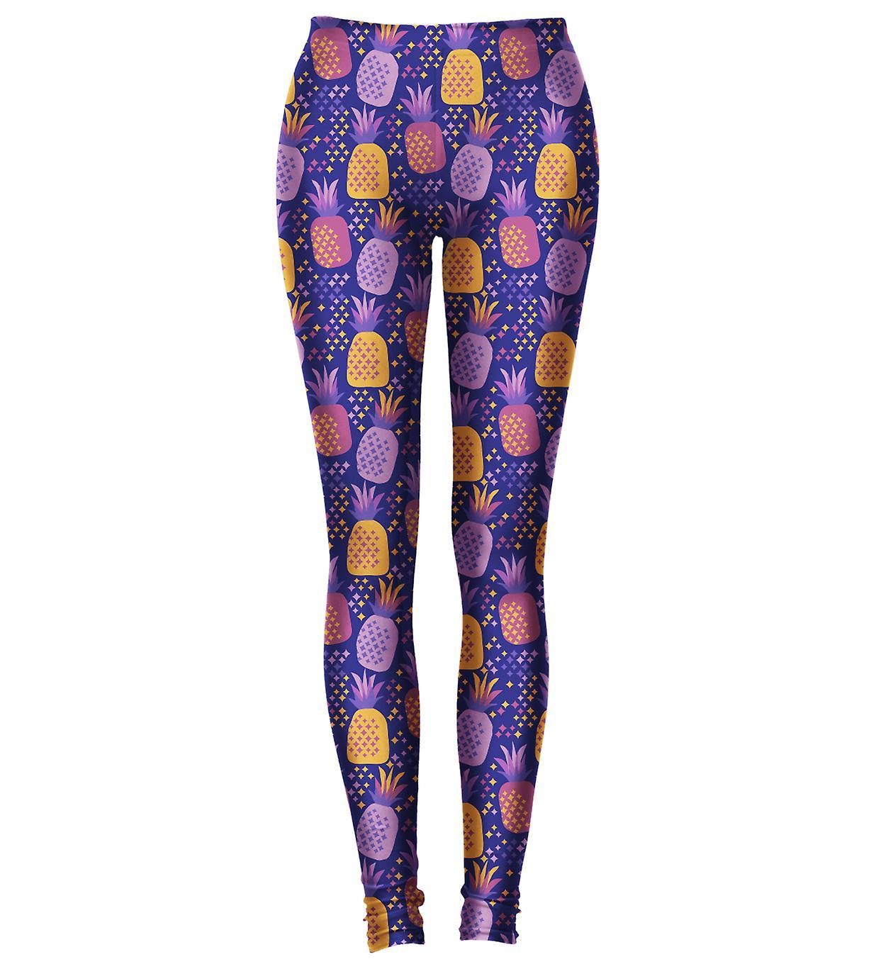 Mr Gugu & Miss Go Mr. Gugu Miss Go Colorful Pineapples Leggings L