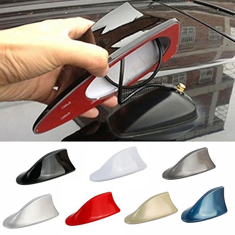 Car Antenna Car Roof Shark Fin Decorative Aerial Antenna for Fiat 500 600 Tipo Punto stilo Freemont Cross Coroma Panda Idea Palio black