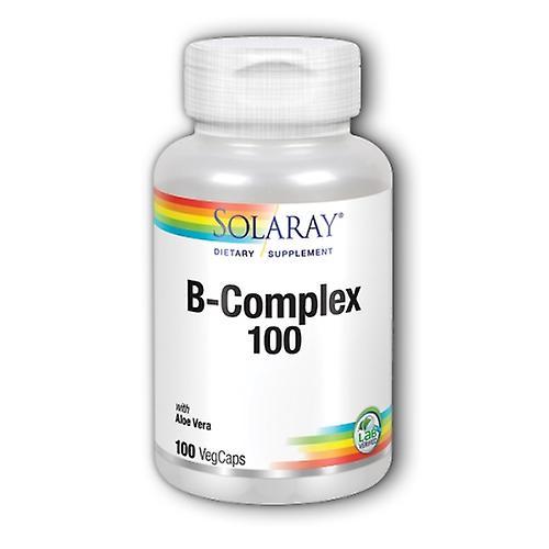 Solaray B-Complex 100, 100 Caps (Pack of 1)