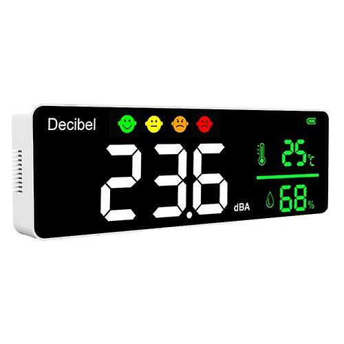 Generic1 Dm1306d Wall-mounted Decibel Meter Temperature & Humidity Detector