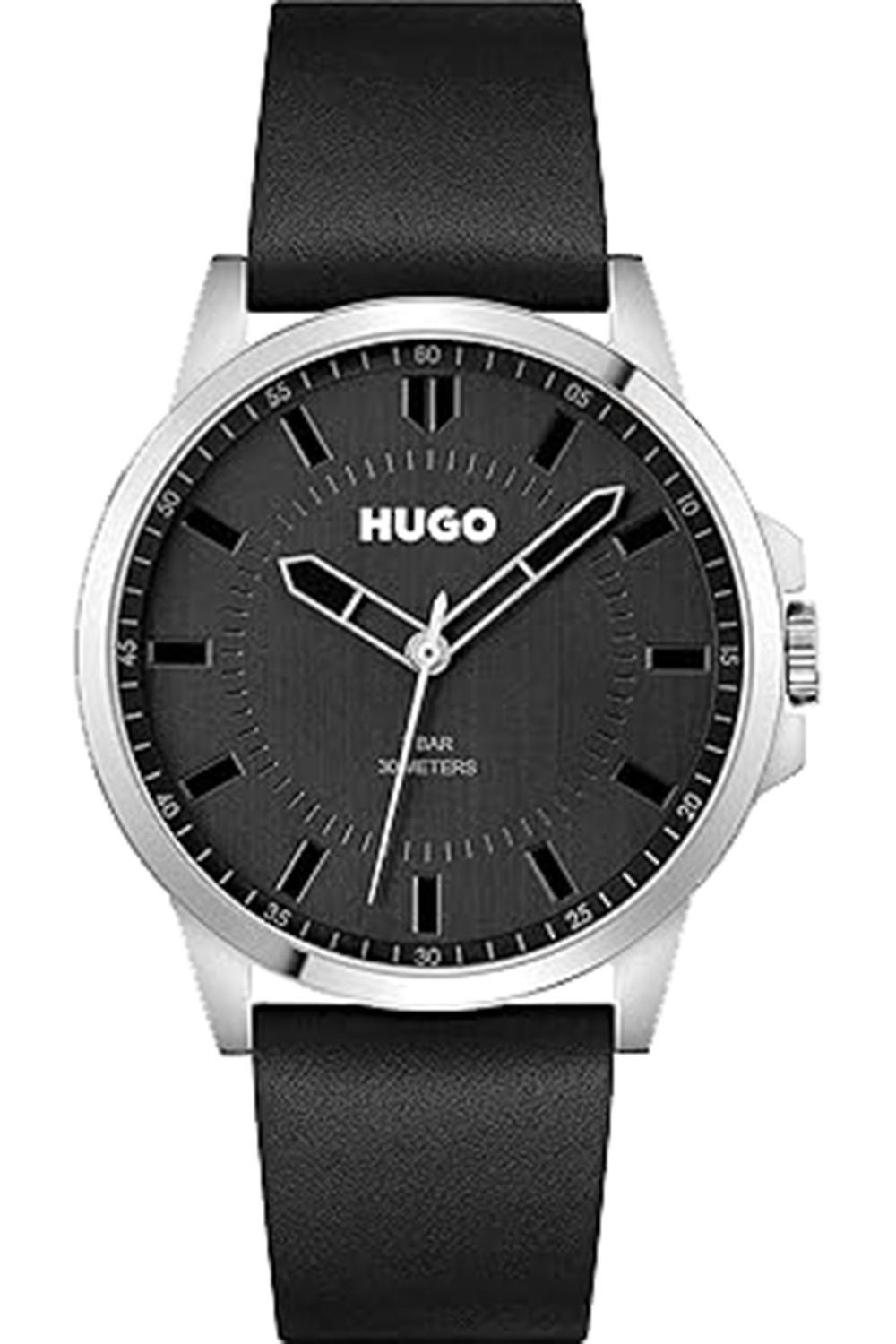 Hugo Boss First Men's Analog Quartz Watch with Cowhide Bracelet 1530188