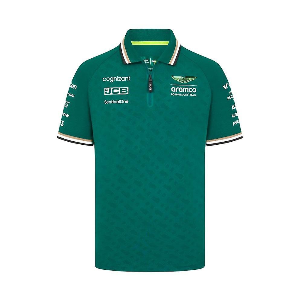 Men's Aston Martin F1 Official Team Polo Shirt 2024