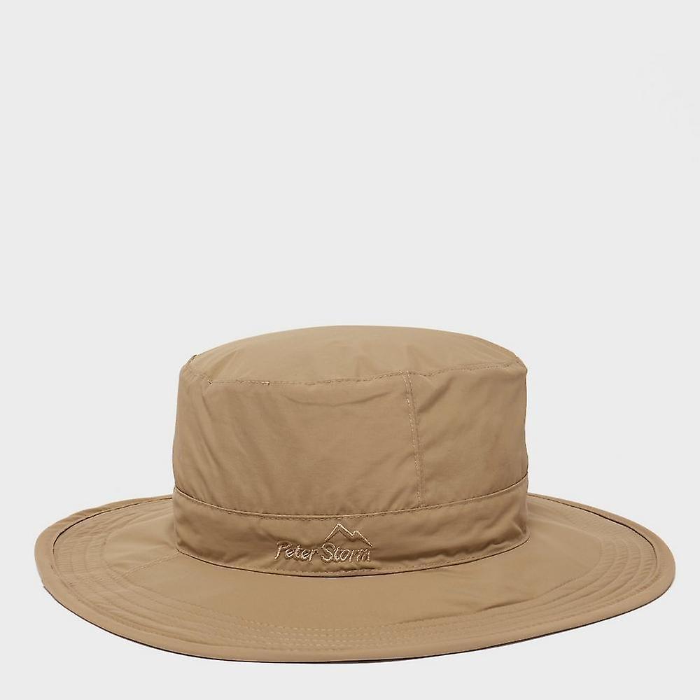 Peter Storm Unisex Waterproof & UPF 50+ River Ranger II Hat, Holiday Essentials Beige S/M