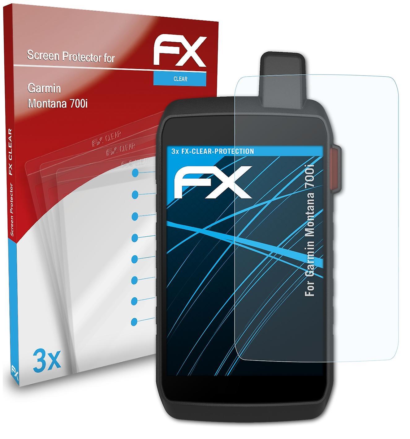 atFoliX 3x Protective Film Compatible With Garmin Montana 700i Screen Protector Clear 01 FX-CLEAR