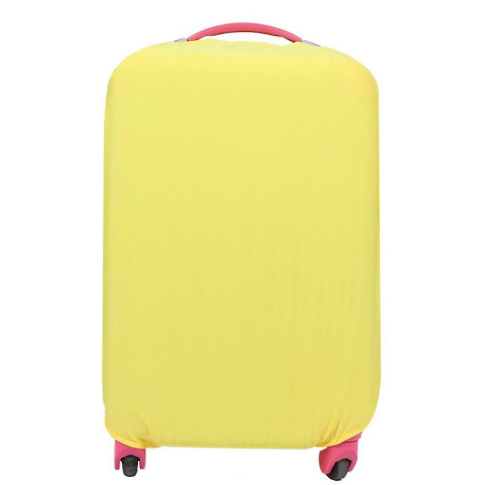 Unbrand Luggage Covers Protector Travel Luggage Suitcase Protective Cover Stretch Dust C Yellow M