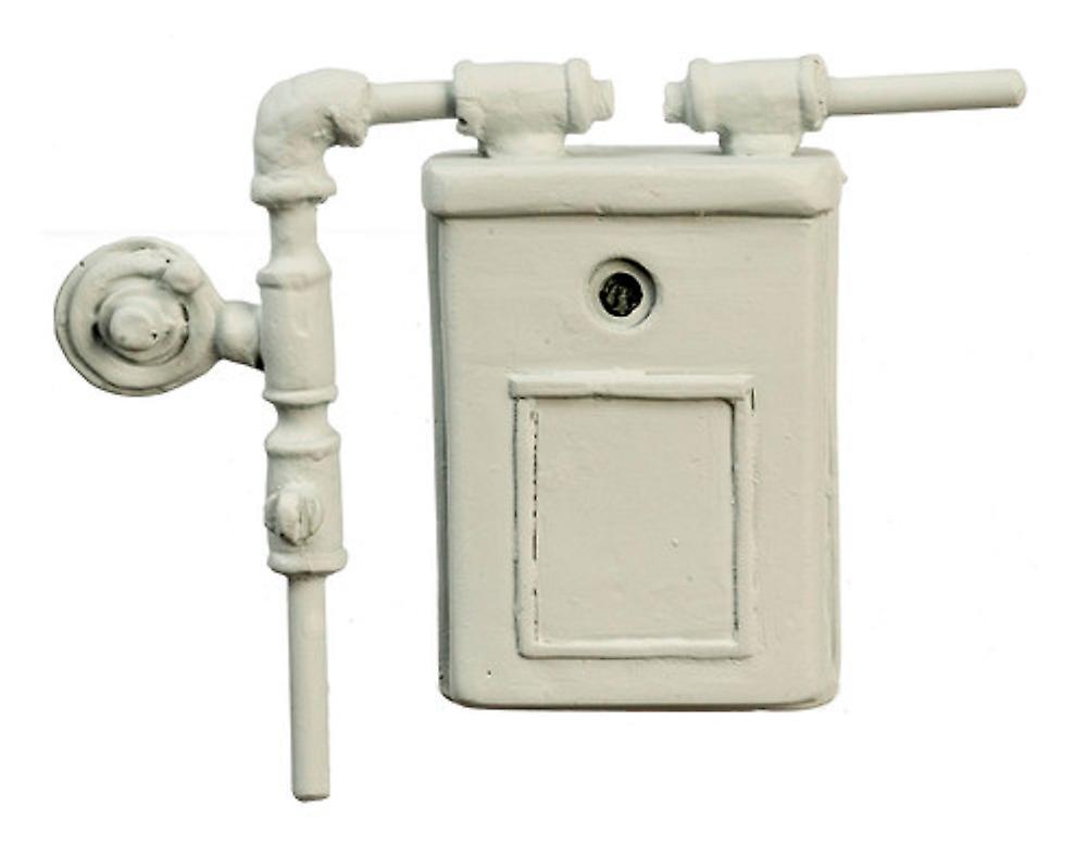 Melody Jane Dolls Houses Dolls House Gas Meter 1:12 Scale Miniature Garage Kitchen Wall Accessory