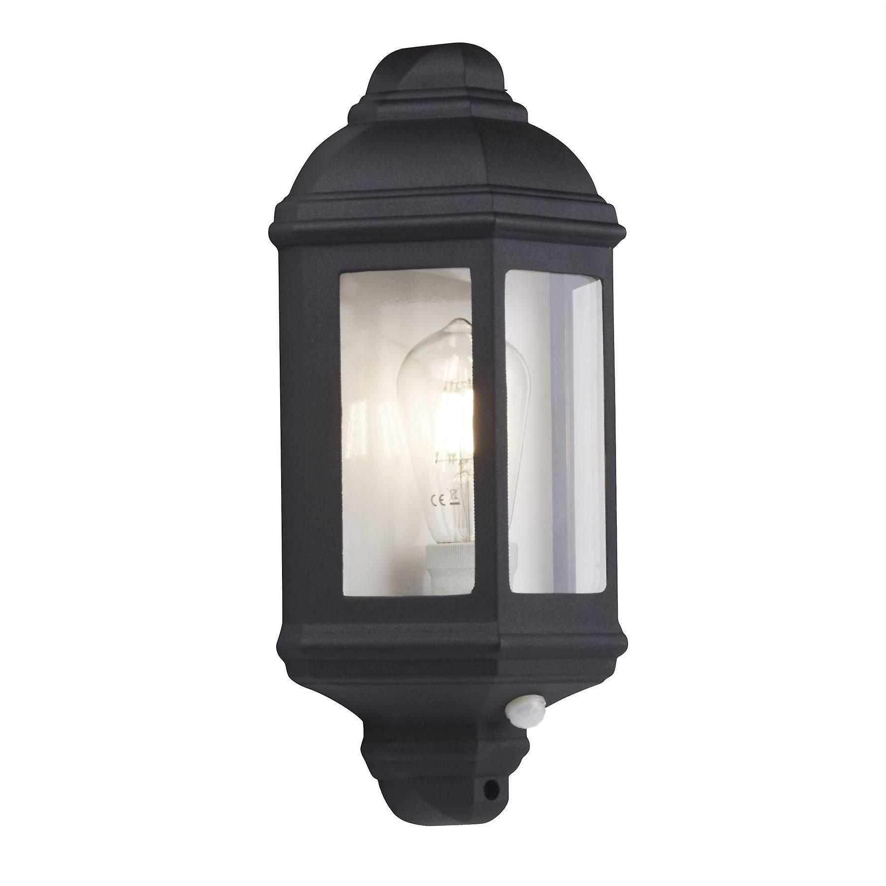 Searchlight Lighting 1 Light Outdoor Wall Lantern Black , White IP44, E27