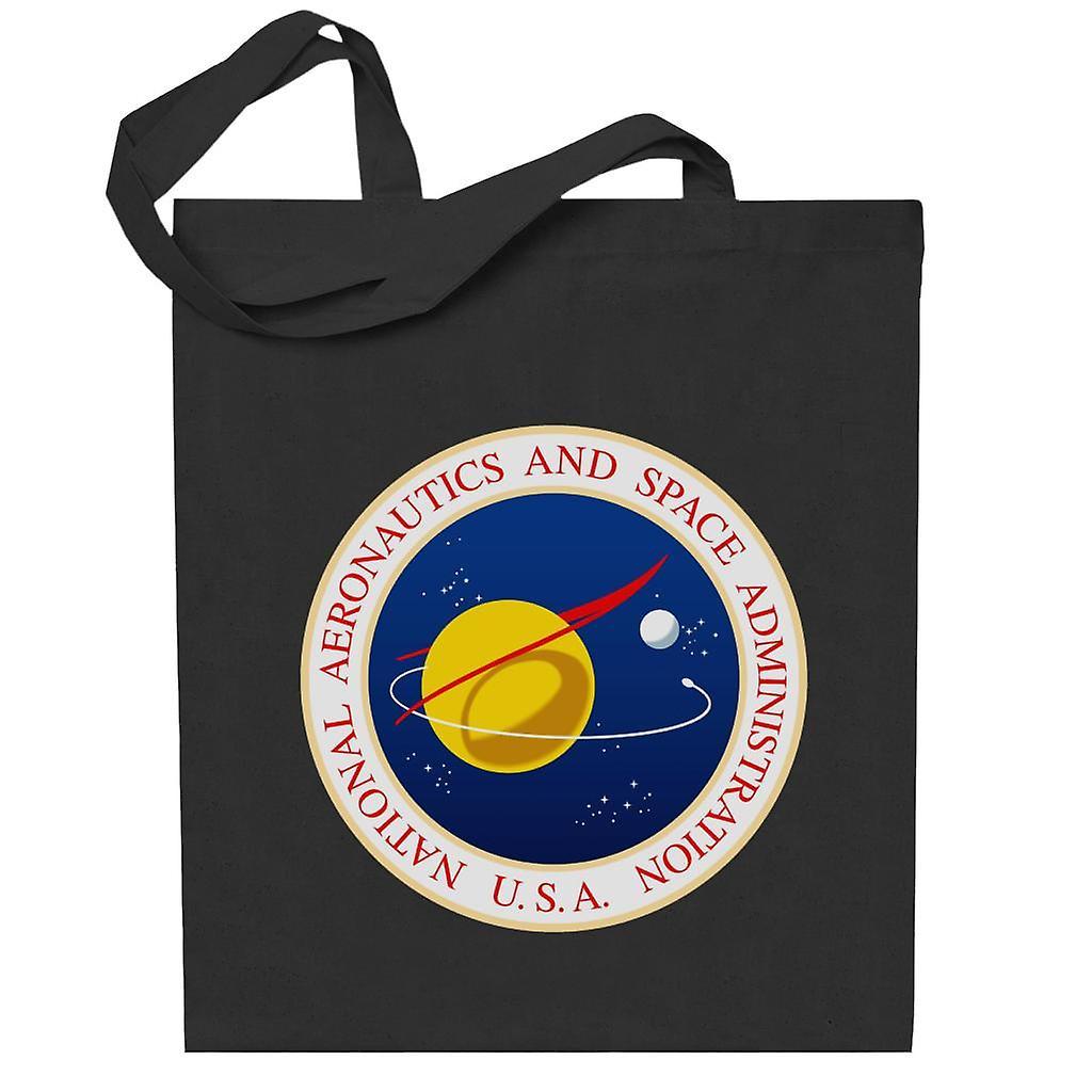 NASA Seal Insignia Totebag Black 38 x 42 cm