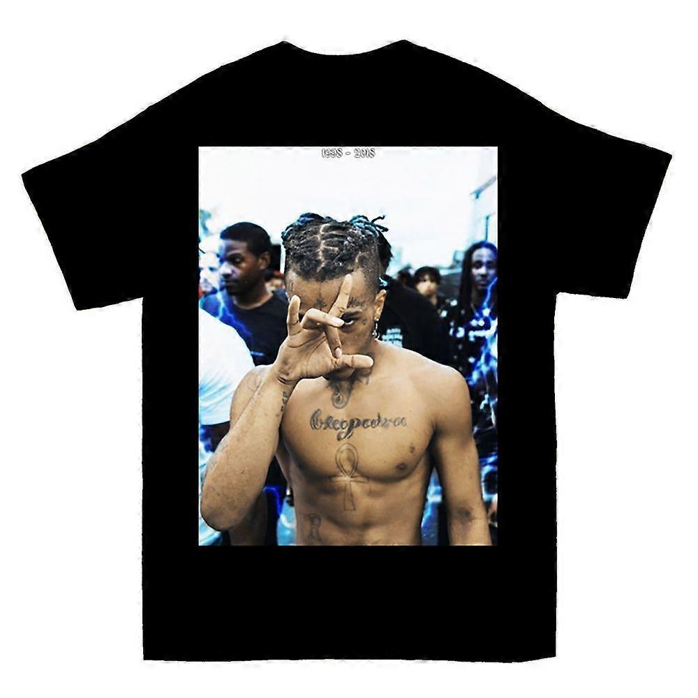 RockShark Xxxtentacion Remember To Remember Style T-shirt Black XL