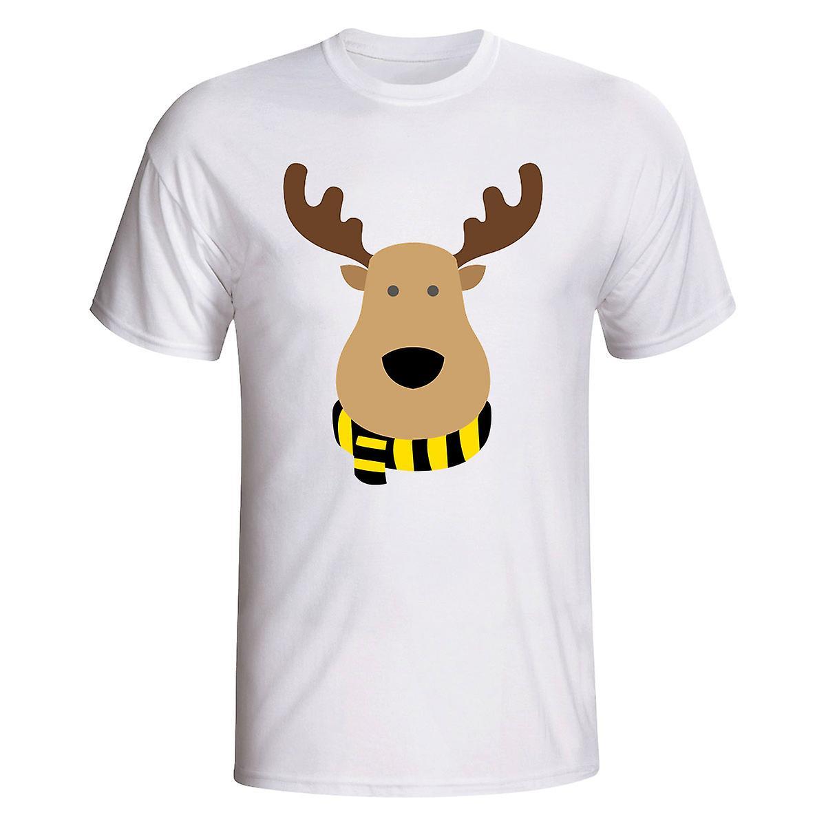 Gildan Watford Rudolph Supporters T-shirt (white) - Kids XLB (12-13 Years)