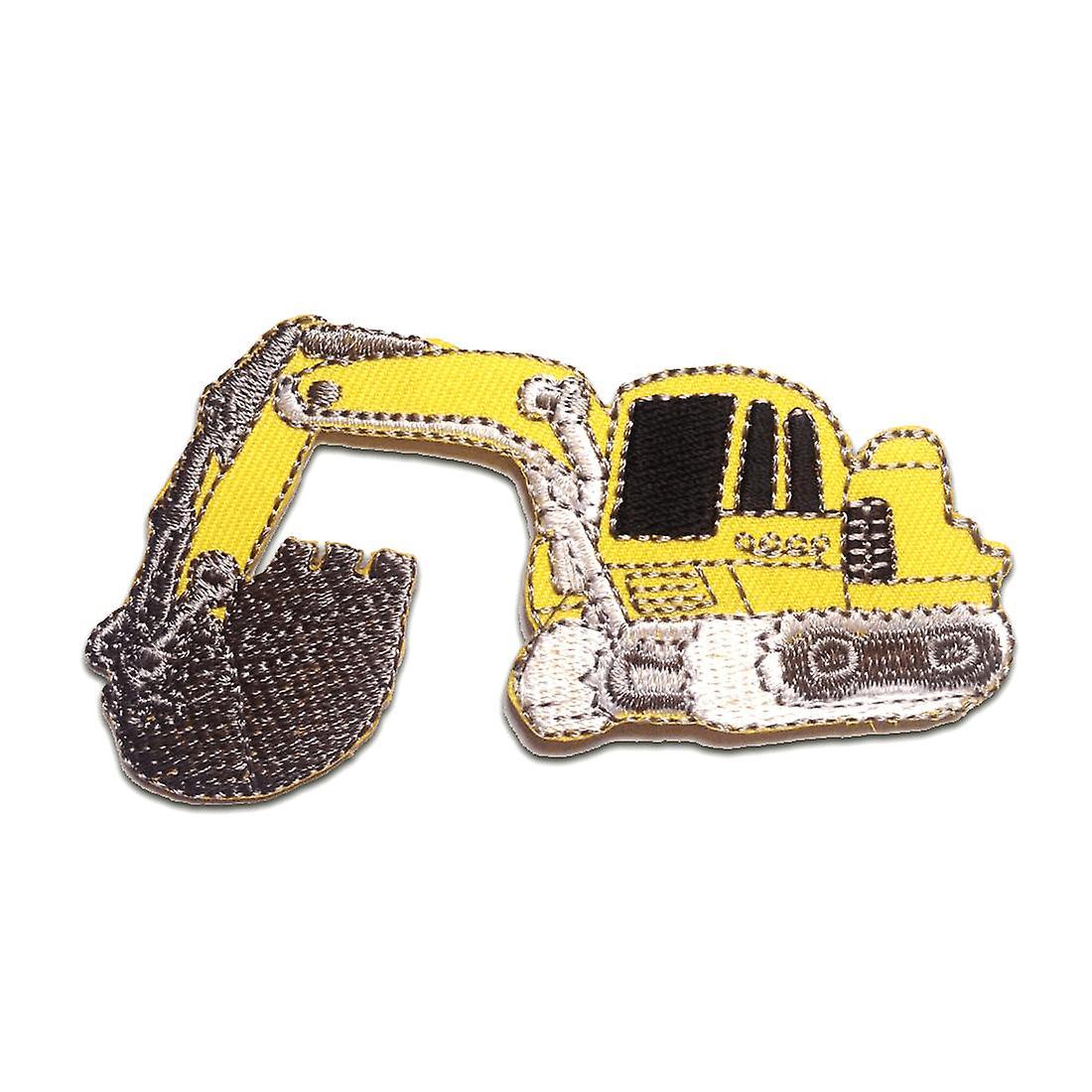 Catch the Patch Patch - Excavator Car Kids - yellow - 9.7 x 5.2 cm - patch patches