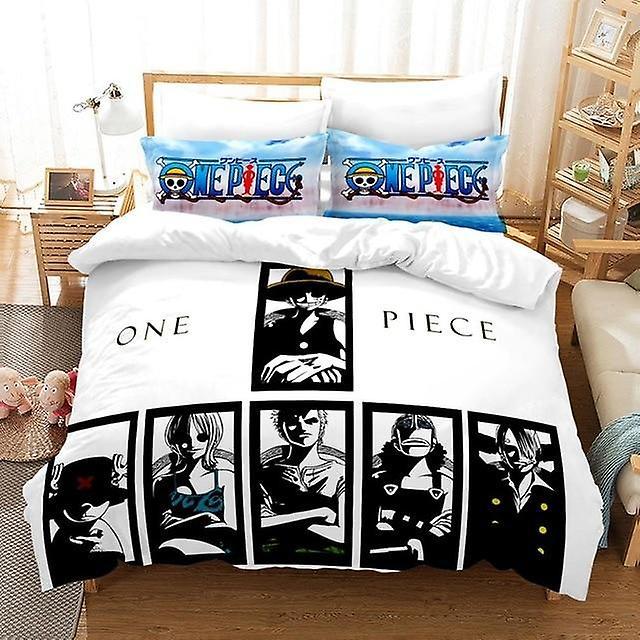 Slowmoose Monkey Printed Cartoon Quilt Cover And Pillowcase 140x210cm(3PCE) / Set