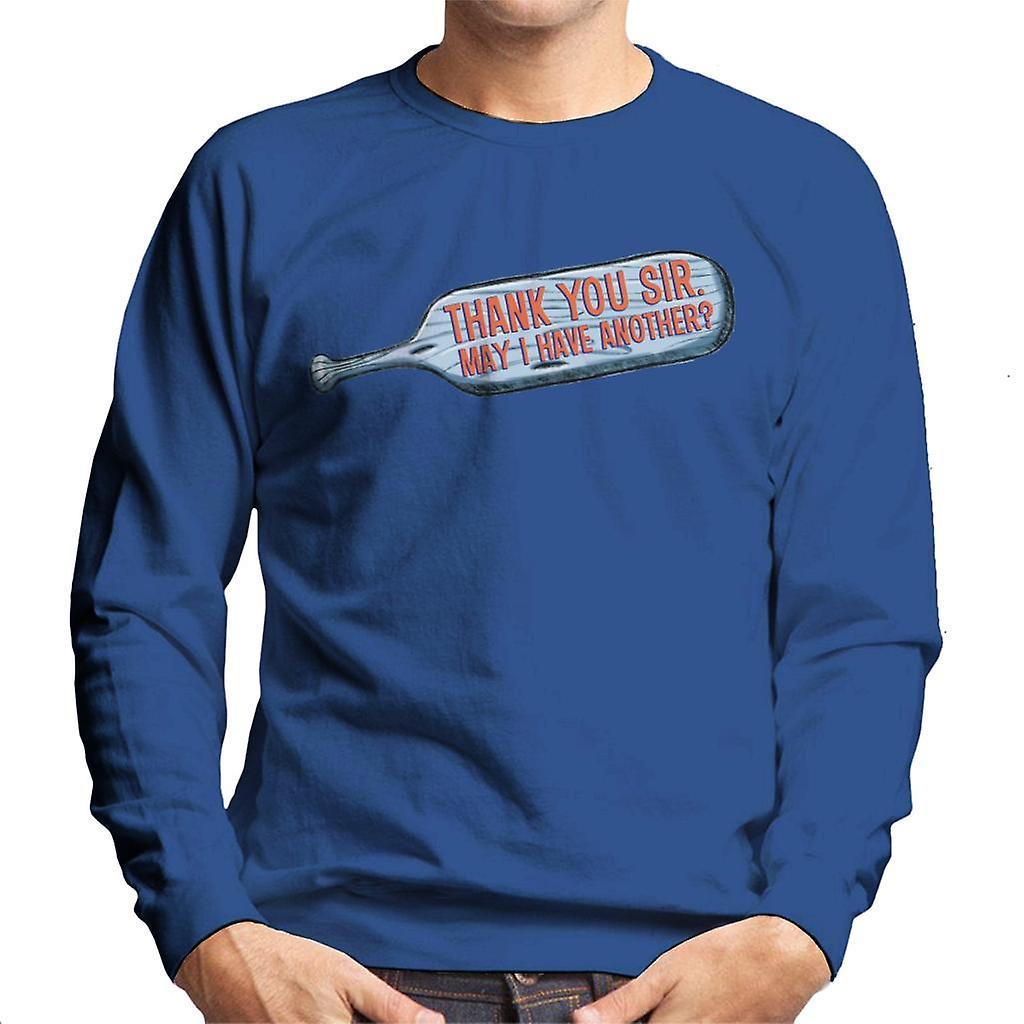 Animal House Thank You Sir May I Have Another Men's Sweatshirt Royal Blue Medium