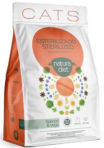 Natura Diet Sterilized Salmon (Cats , Cat Food , Dry Food) 3 kg