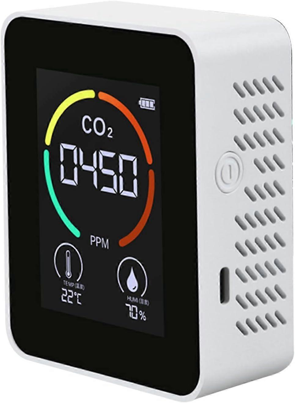 Mintian 3 in 1 CO2 Detector - CO2 Air Monitor - Carbon Dioxide Detector - Air Quality - Temperature and Humidity - for Home, Office, Greenhouse, Wa...