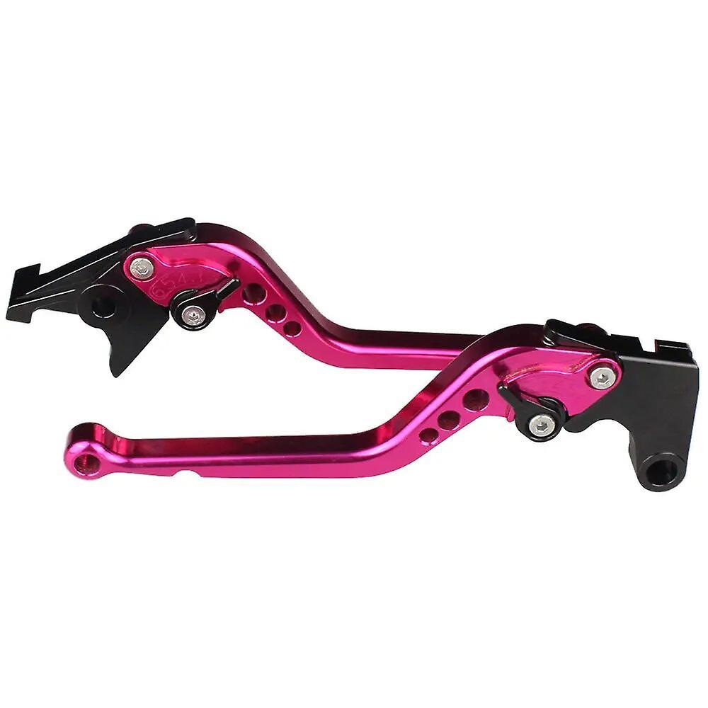 Jimonzi For Yamaha FZS 600 S FAZER 2002-2003 Motorcycle Clutch Brake Lever Aluminum Adjustable Handle Accessorie Brake Lever Handle Grip Long Pink