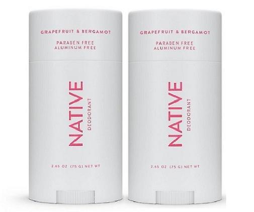 Native Grapefruit & Bergamot Deodorant 2 Pack