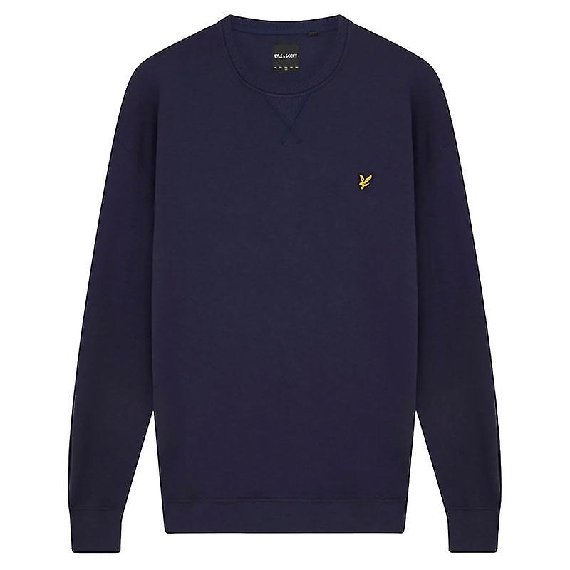 Lyle & Scott Mens Jumpers Crew Neck Knitted Winter Sweat Pullover Sweatshirts Navy L