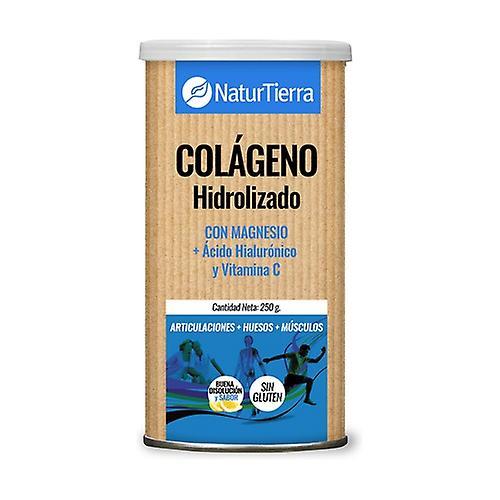 Naturtierra Hydrolyzed collagen with magnesium + hyaluronic acid and vitamin c 250 g of powder