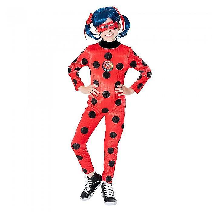 Miraculous Ladybug Lady Bug Childrens/Kids Costume Red/Black 5-6 Years