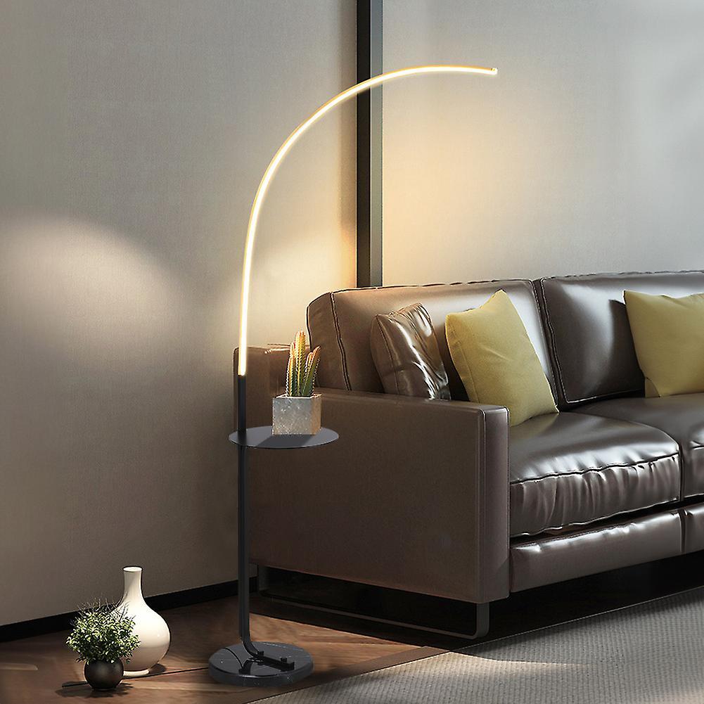 Living And Home Livingandhome Floor Lamp Minimalist LED Arc Lamp Modern Floor Lamps for Living Room