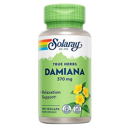 Solaray Damiana,370 mg ,100 Caps (Pack of 1)