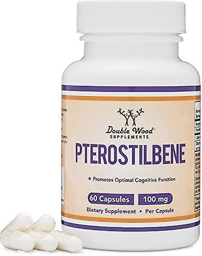 Double Wood Supplements Pterostilbene 100mg capsules.