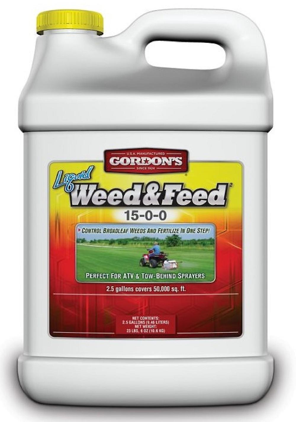 Gordons Gordon's 7311122 Liquid Weed and Feed Concentrate 15-0-0 2.5gal All-season