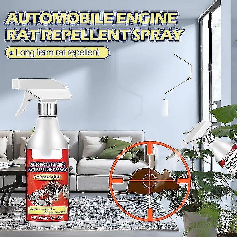 Frusde Automobile Engine Rat Repellent Spray, Rodent Repellent For Car Engines, Mice & Rat Repellent Peppermint For Mice/mouse For Car Engine Prote...