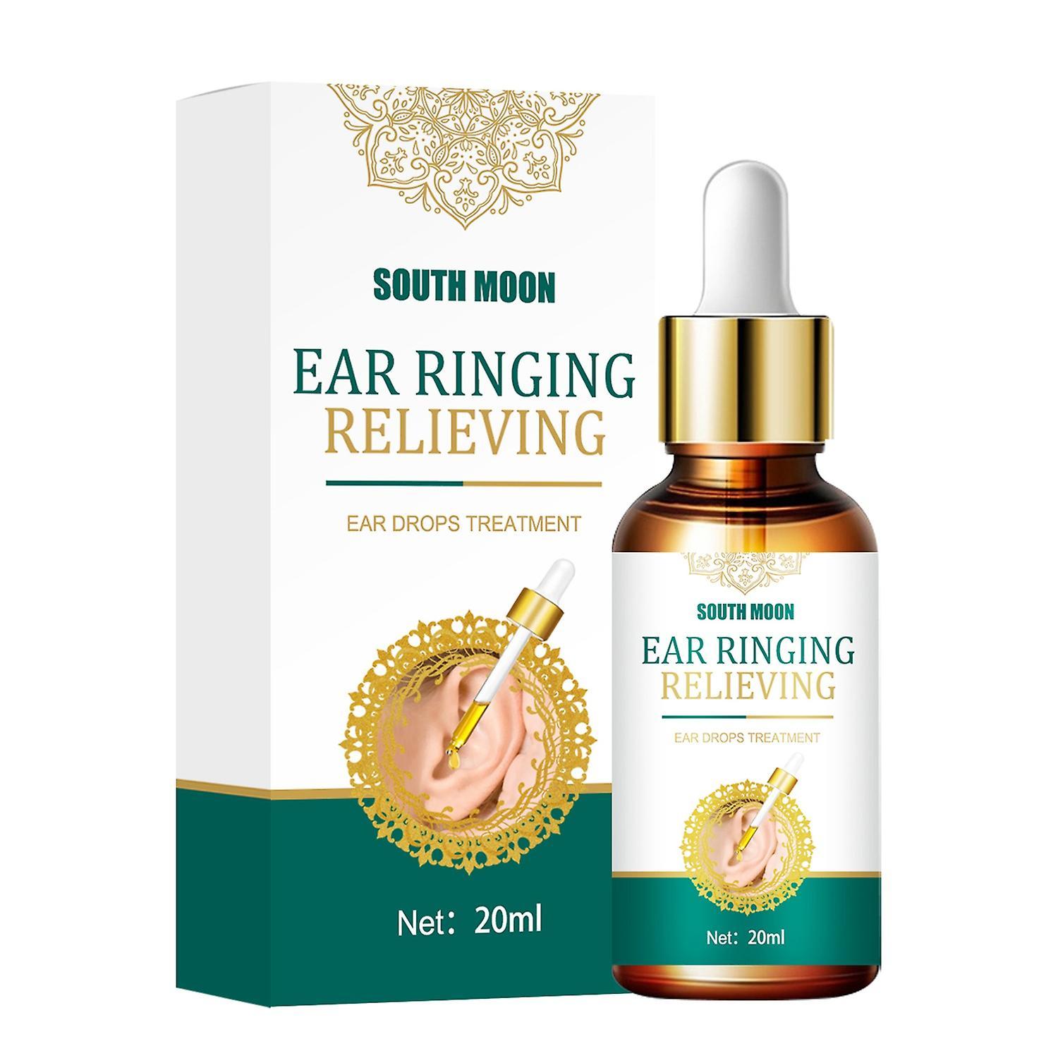 SOUTH MOON 20ml Ear Ringing Relieving Ear Drops Tinnitus Deafness Ear Swelling Ear Discharge Otitis