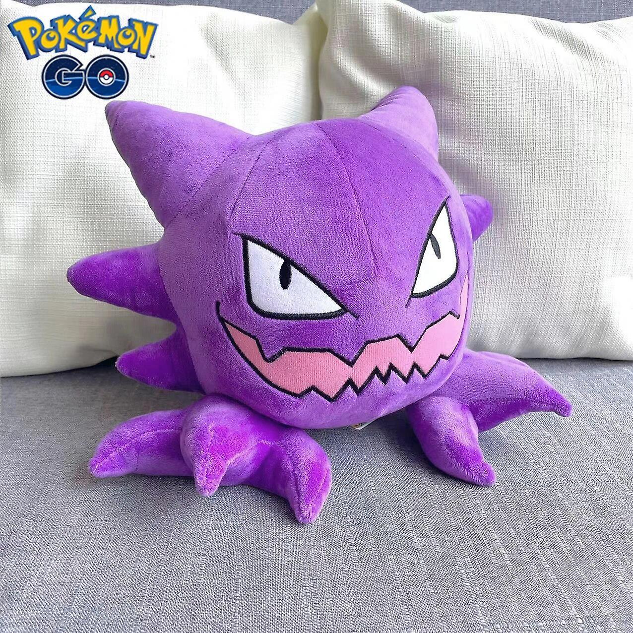 Begleri 25-30cm Kawaii Ghost  Gastly Haunter Gengar Plush Toy Stuffed Anime Decor Soft Doll Cartoon Sofa Pillow Cute Gift For Kid