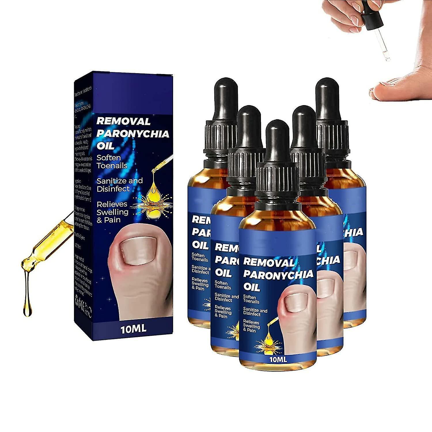 Aswei Toenailcare Removal Paronychia Oil, Ingrowing Toenail Treatment Oil, Toenailcare Oil For Removing Paronychia 5Pcs