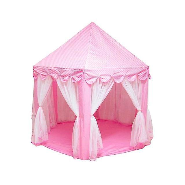 Slowmoose Princess Castle Play House - Portable Kids Toy Tent pink