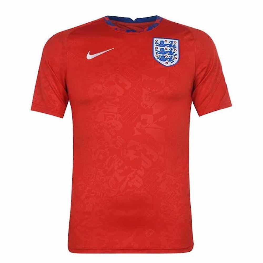 Nike 2020-2021 England Pre-Match Training Shirt (Red) M