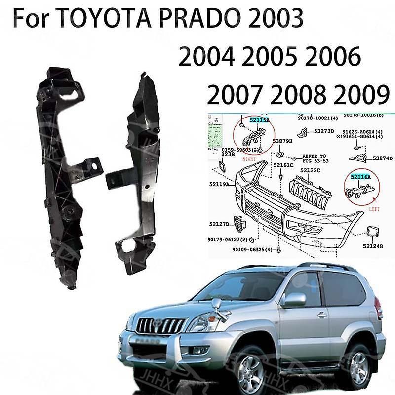 Get It Front Bumper Bracket For Toyota Land Cruiser Prado Grj120 2003-2009