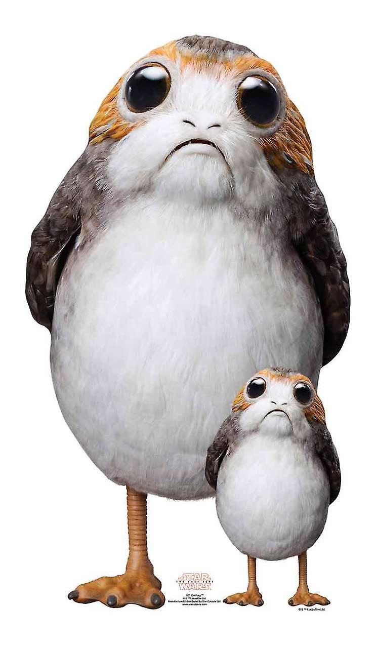 Porg Star Wars The Last Jedi Lifesize Cardboard Cutout